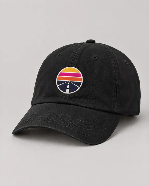 Gorra Hypeway emblema — Negro