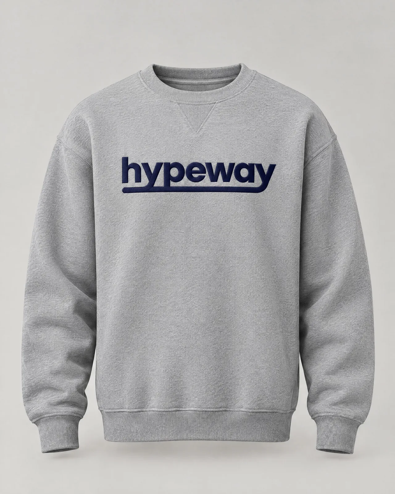Hypeway Crewneck — Heather gray