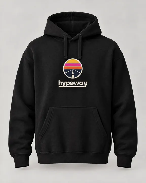 Sudadera con capucha Hypeway — Negro