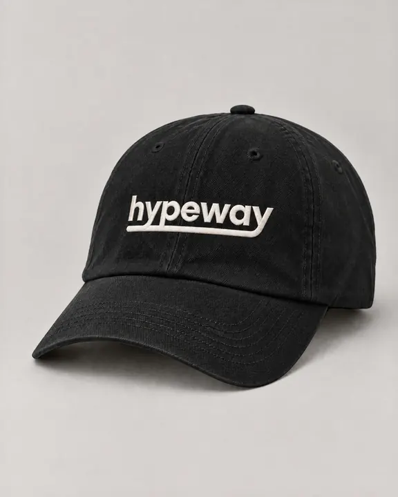 Gorra Hypeway logotipo — Negro