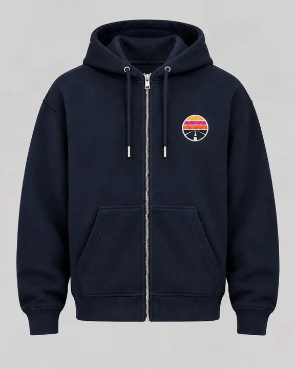 Sudadera con cremallera Hypeway — Azul marino